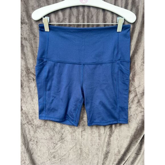 DSG Blue Biker Shorts Woman’s Size Medium - Picture 1 of 9